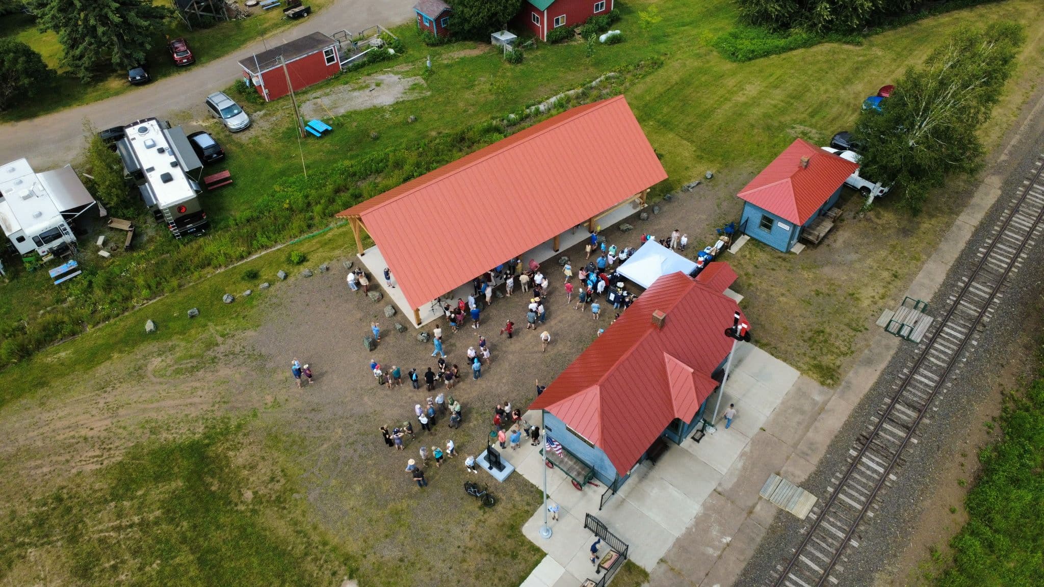 Project Standing Seam Metal Roof Shelters a Historic Viking Ship image