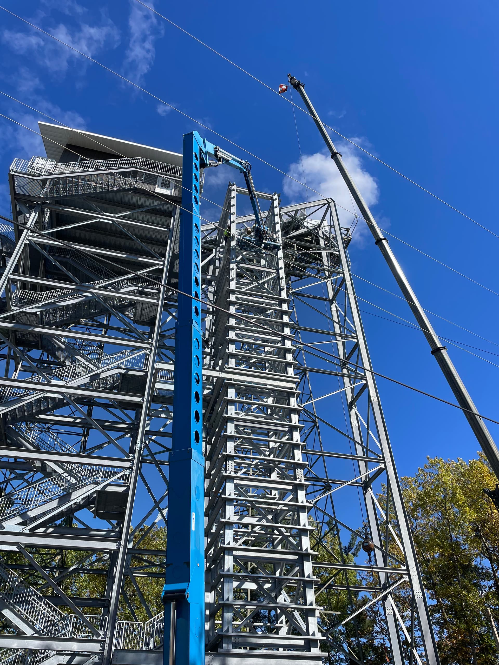 Gallery photos for Steel Fabrication for the Pine Mountain Ski Jump Elevator in Iron Mountain: Image #2