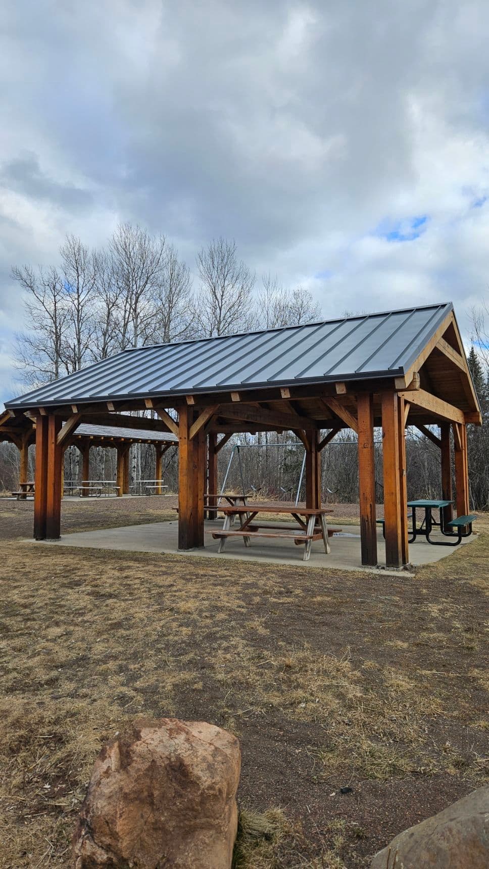 Standing Seam Metal Roof on an Outdoor Pavilion image