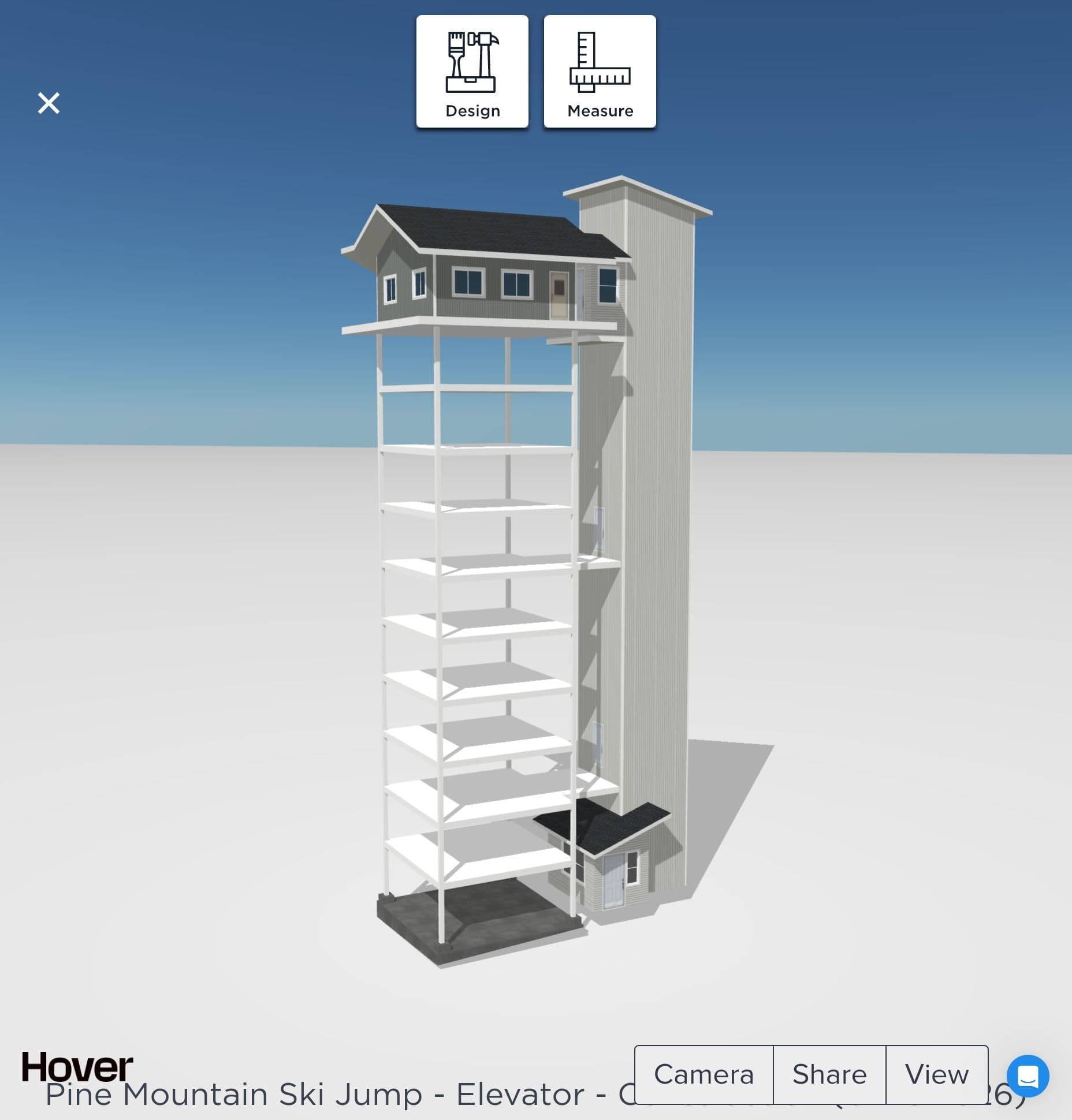 Steel Fabrication for the Pine Mountain Ski Jump Elevator in Iron Mountain image