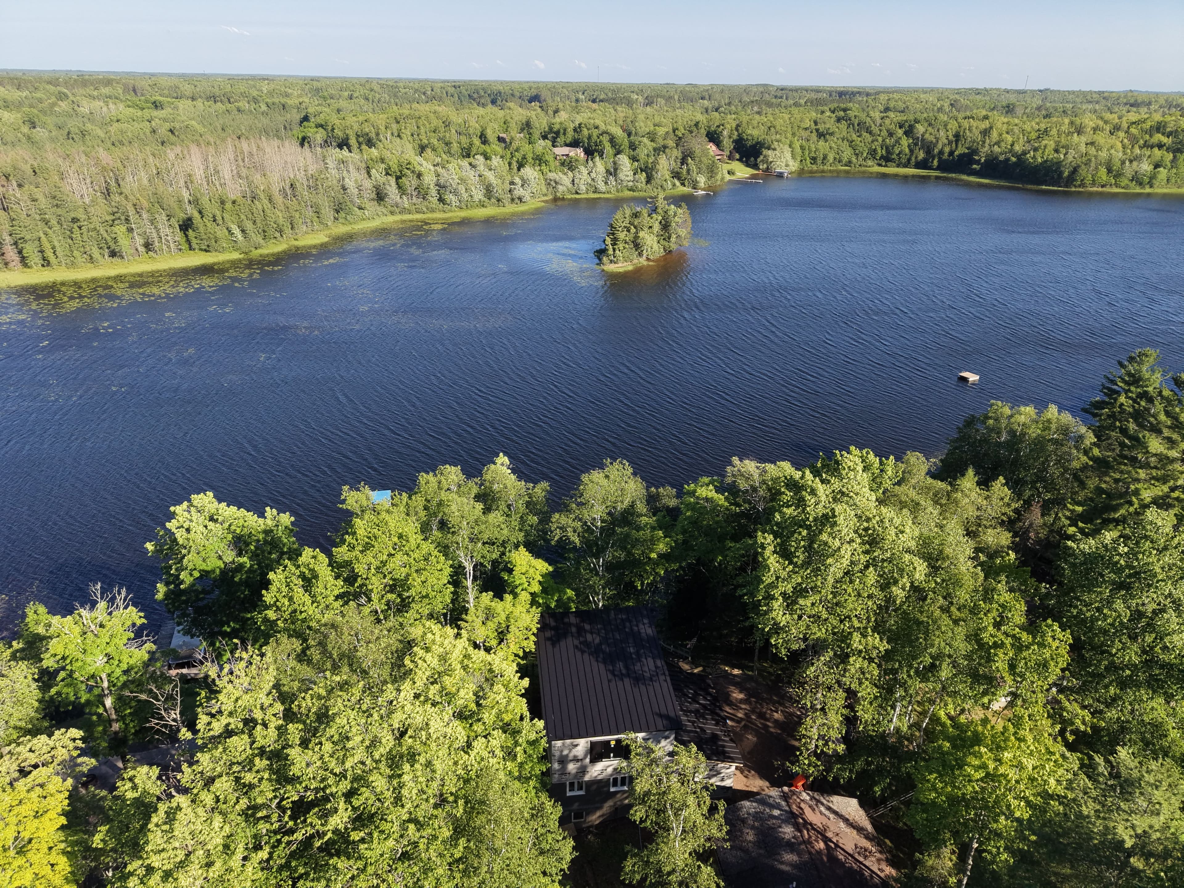 Project 24-Gauge Mechanical Seam Metal Roof on Aerie Lake in Alborn image
