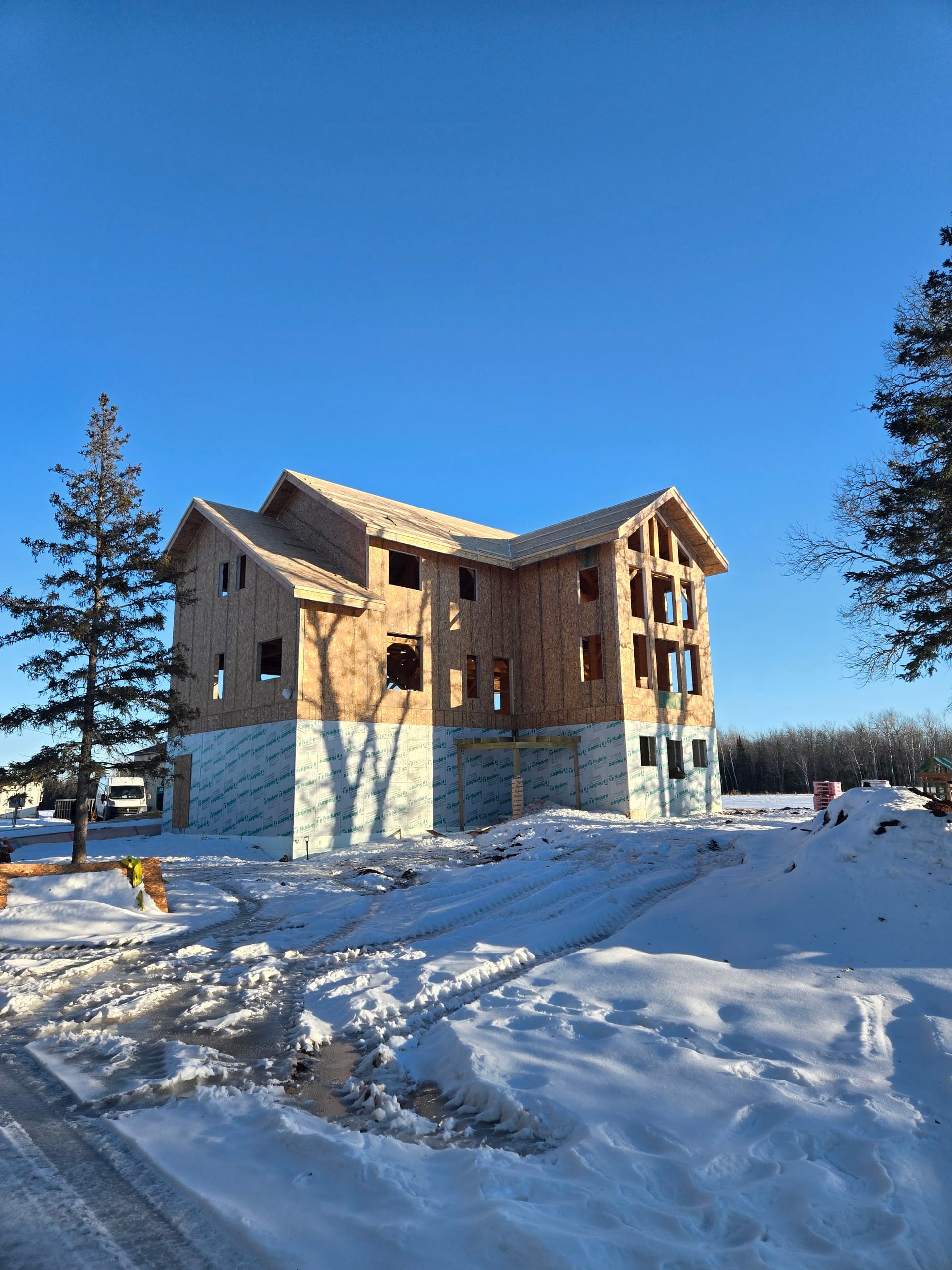 Home Construction Progress in Bayfield image