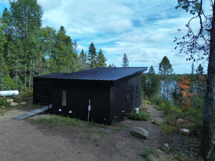 Modern Cabin Retreat with Metal Roof image