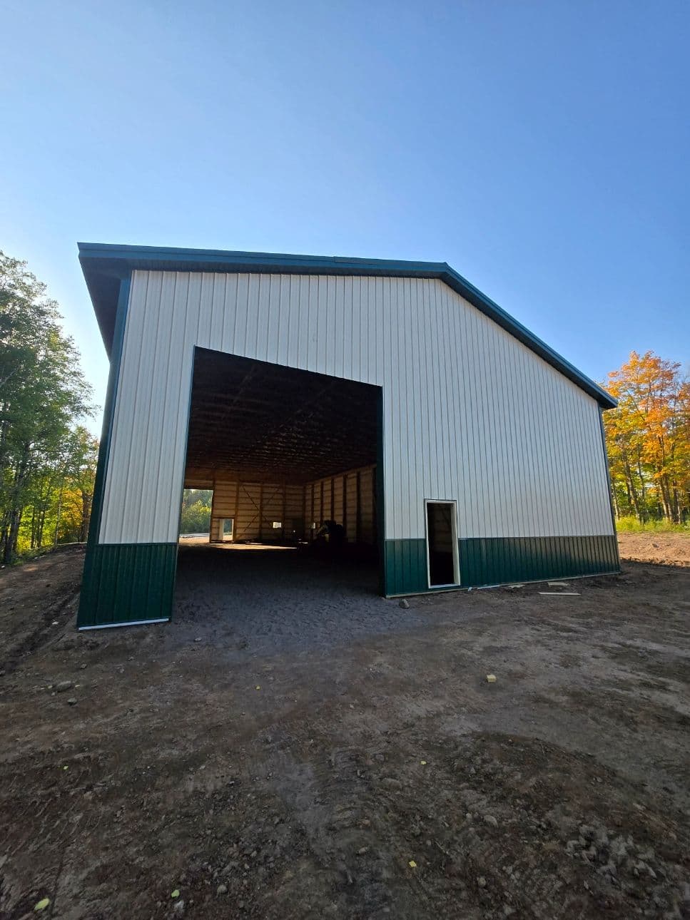 Gallery photos for Commercial Pole Barn with Durable Metal Roofing: Image #1
