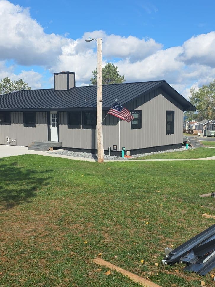 Stunning Upgrade with Steel Siding and Metal Roofing in International Falls image