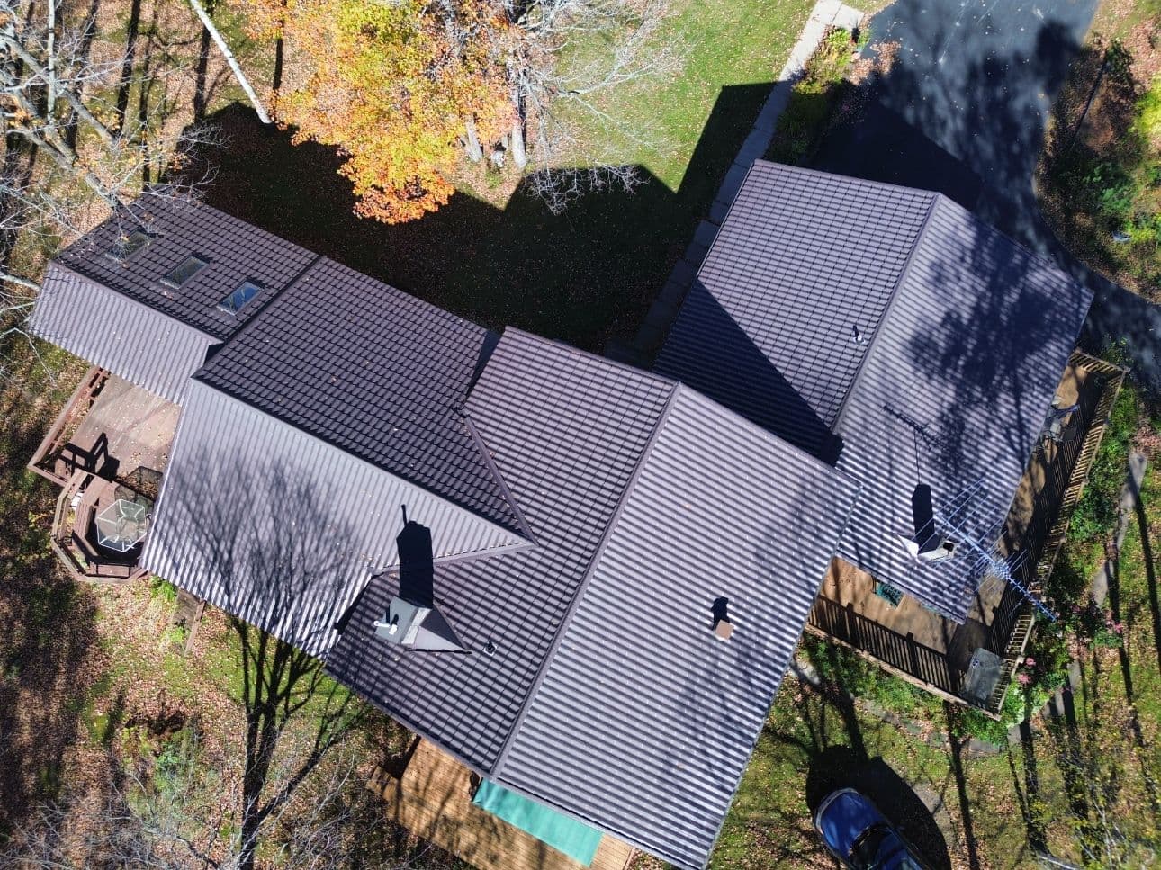 Met-Tile Metal Roofing Project in Cloquet image