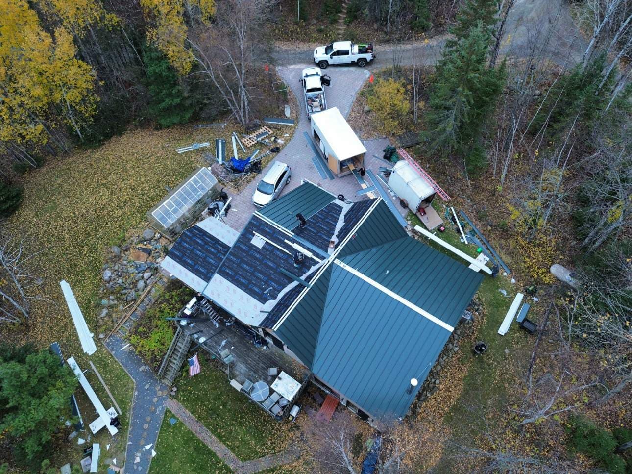 Project Hartford Green Standing Seam Metal Roof Overhaul at Lake Kabetogama image