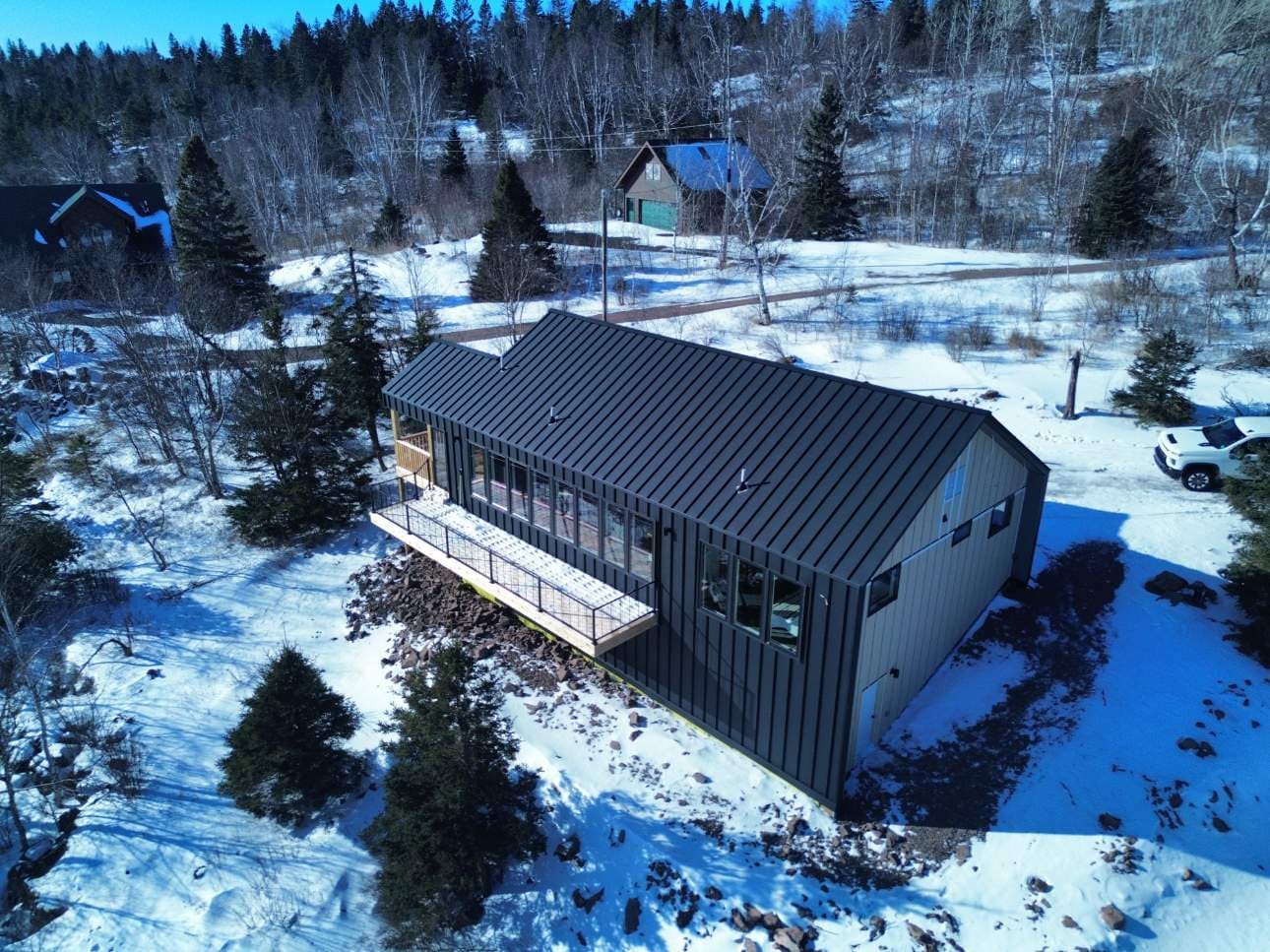 Modern Cabin Escape with Metal Roofing in Little Marais image