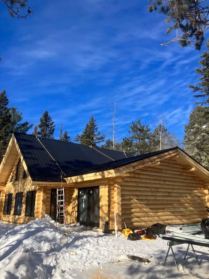 Cabin Construction on Shagawa Lake image