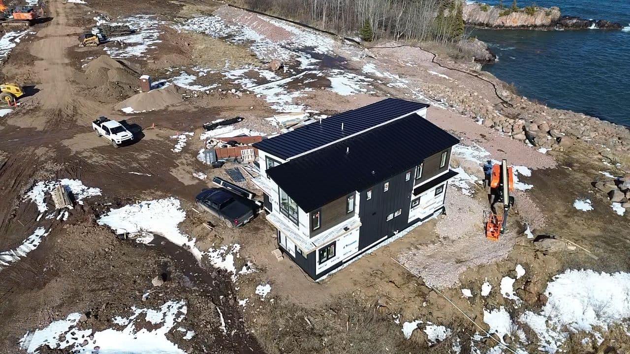 Project Villa Construction with Metal Roof and LP Siding image
