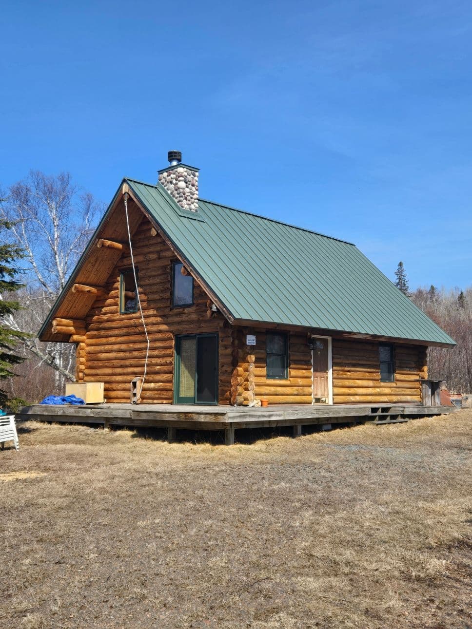 Project Log Cabin Metal Roof Installation image