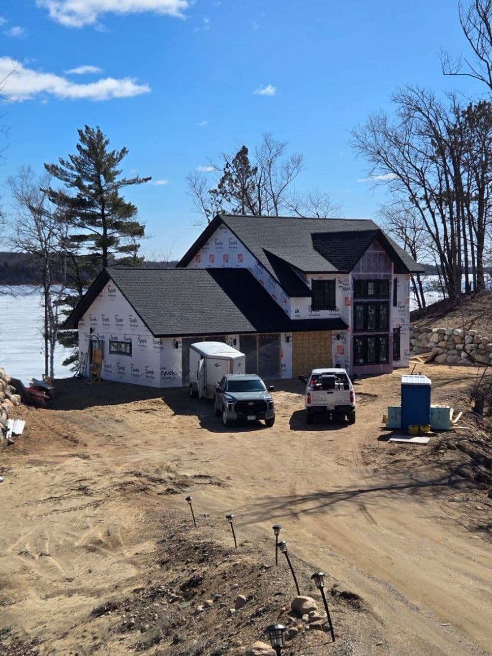 Carpentry and Site Clearing on Lakefront Property