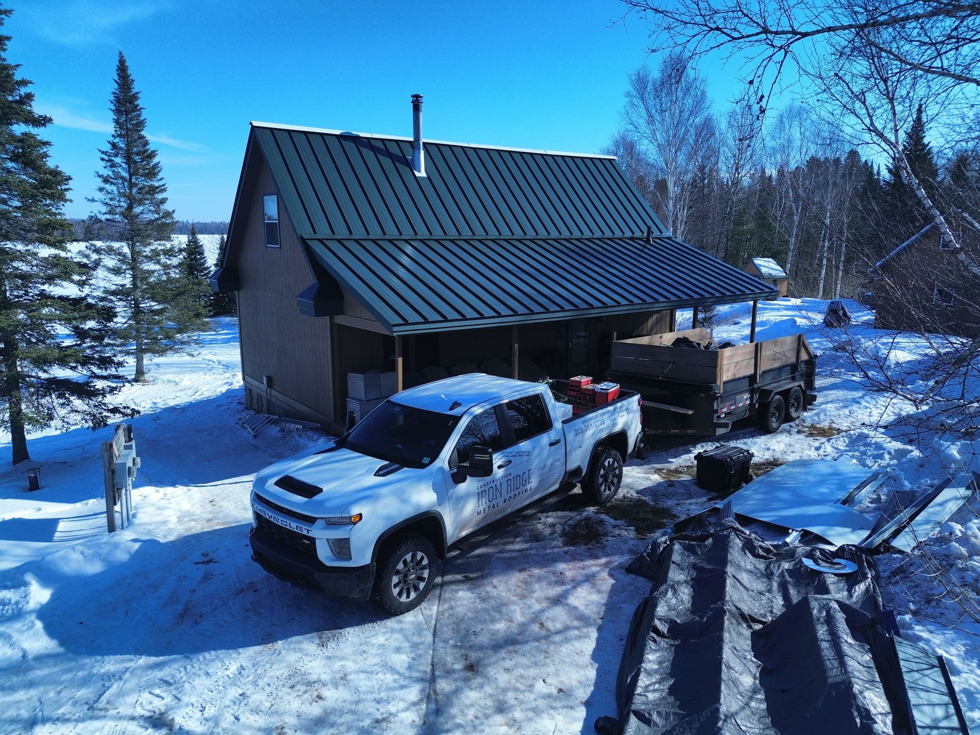 Gallery photos for Metal Roofing Installation for Winter Durability in Two Harbors MN: Image #1