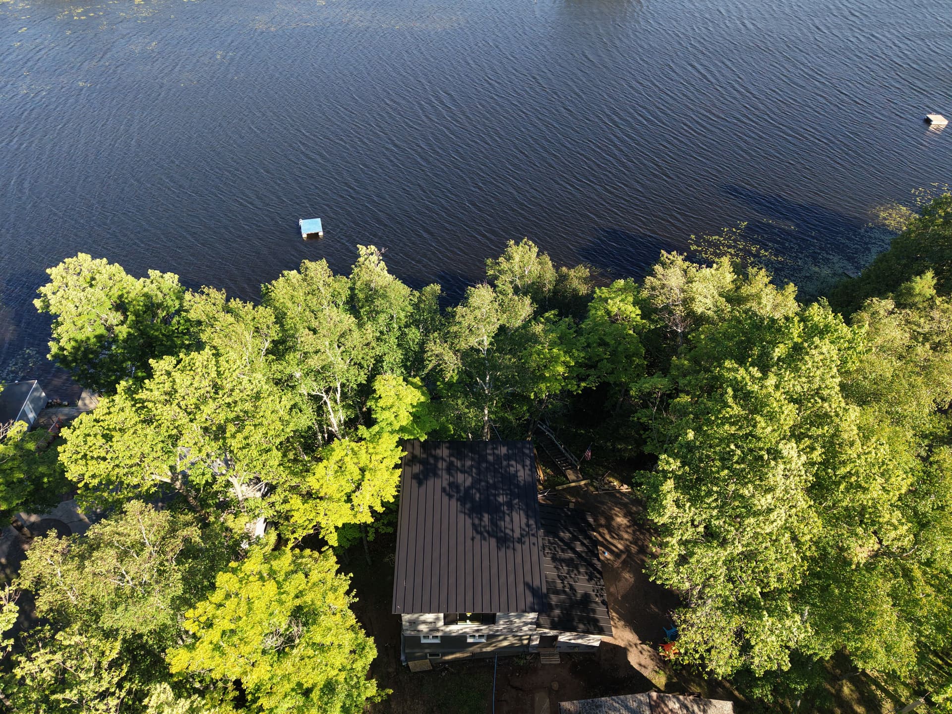 Gallery photos for 24-Gauge Mechanical Seam Metal Roof on Aerie Lake in Alborn: Image #1