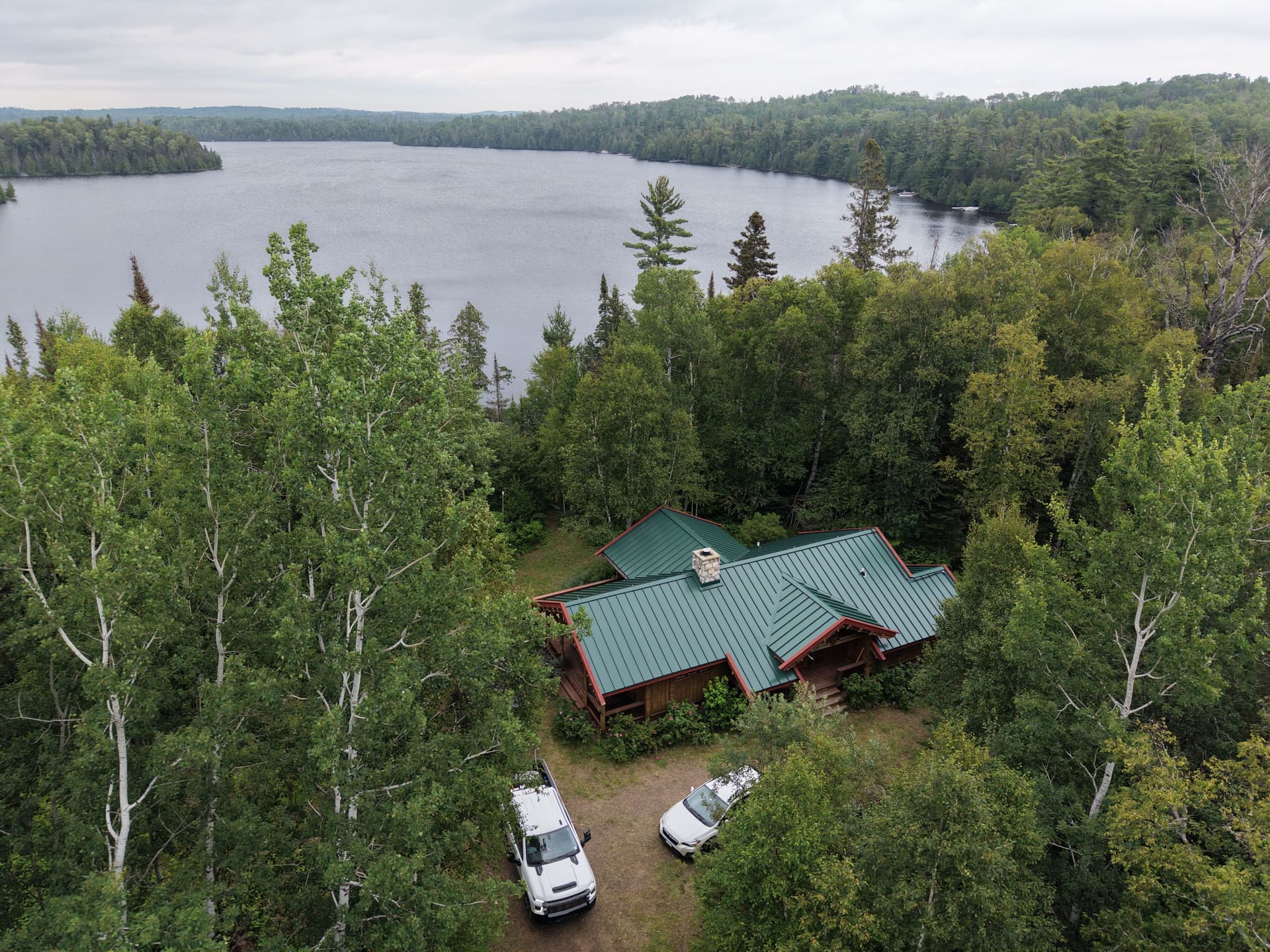 Gallery photos for Metal Roofing on a Northern Minnesota Lakeside Cabin: Image #1