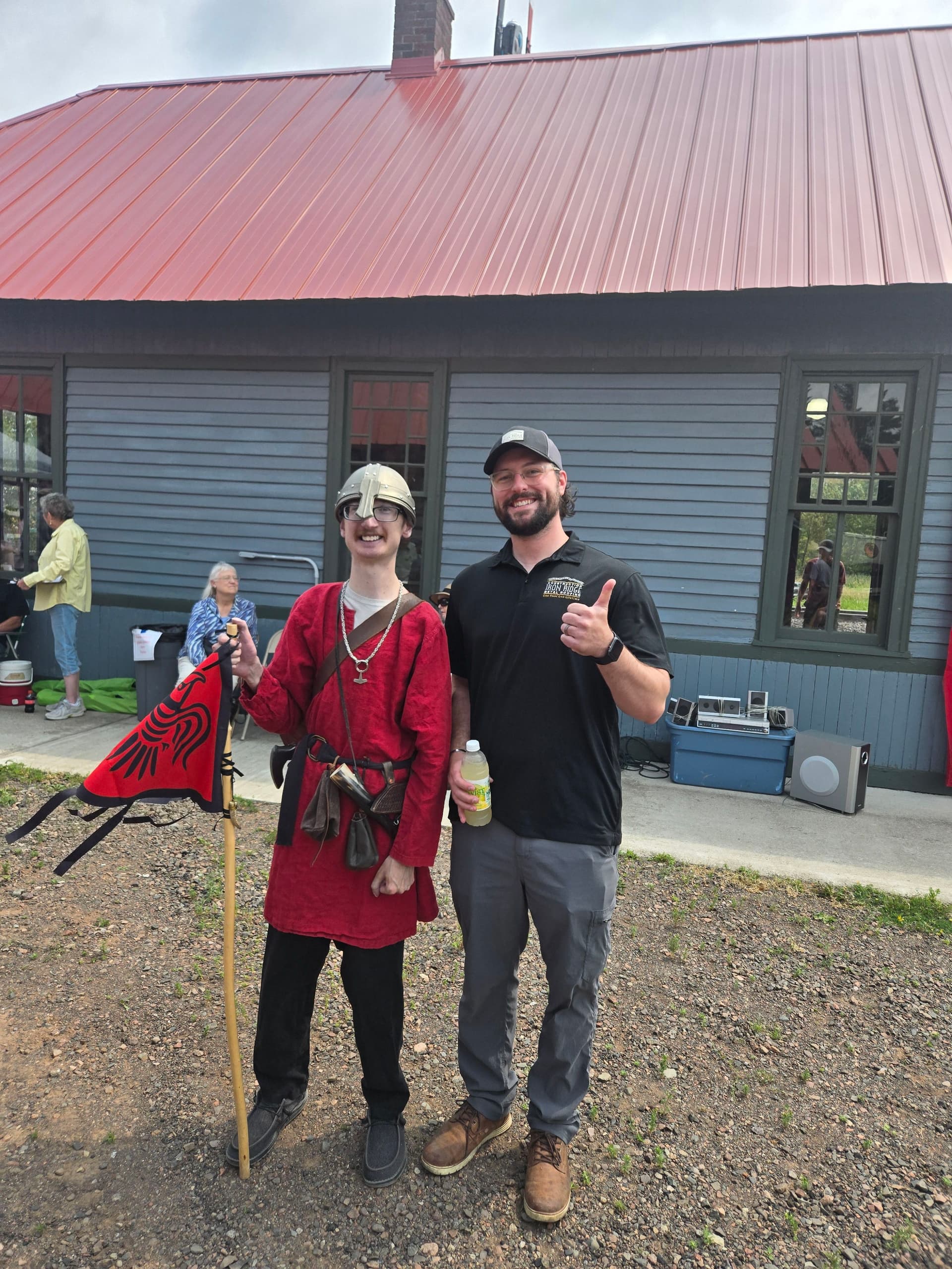 Gallery photos for Standing Seam Metal Roof Shelters a Historic Viking Ship: Image #2