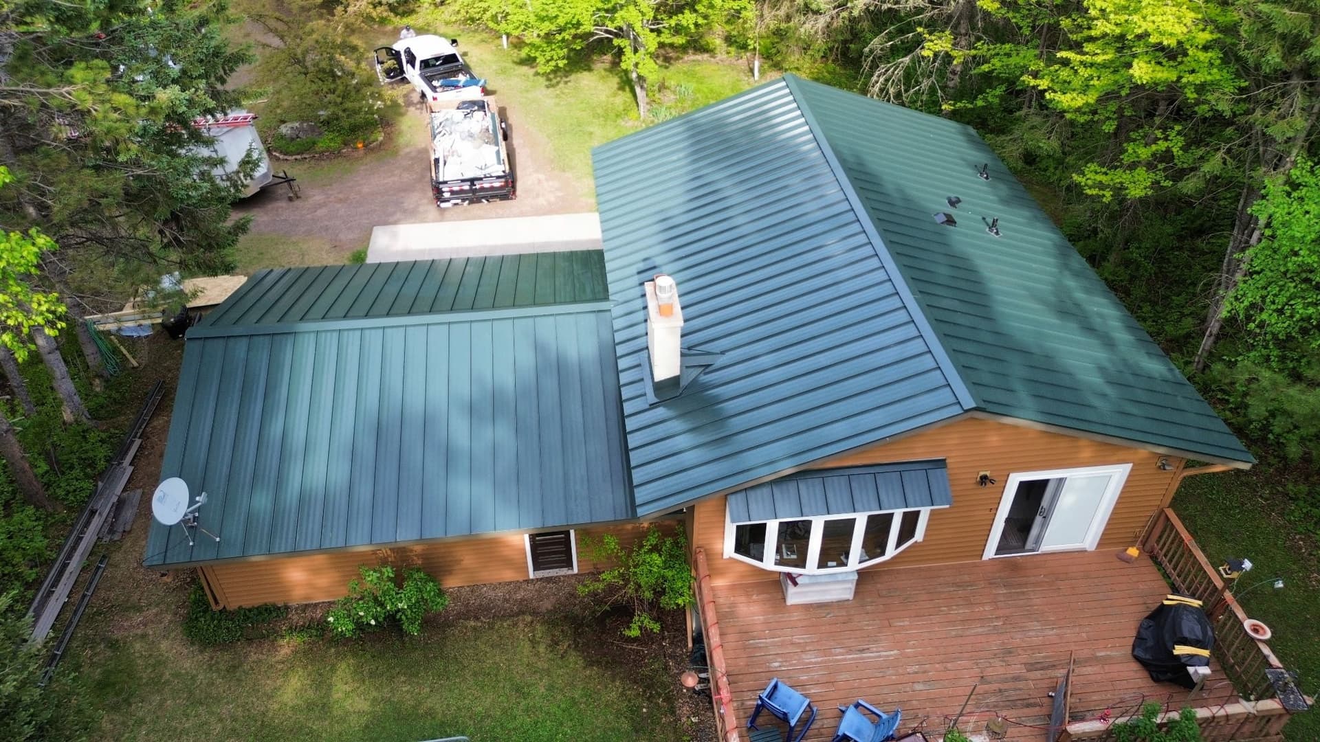Gallery photos for Hartford Green Mechanical Seam Metal Roof Built From U.S. Steel: Image #1